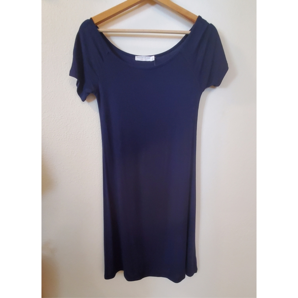 *NWT Women's ribbed short sleeve tshirt dress - size large